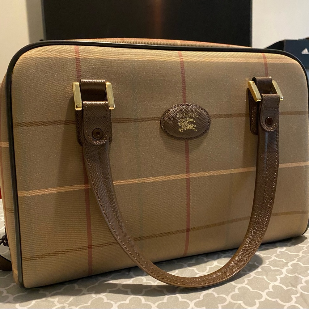 VINTAGE Burberry Boston bag